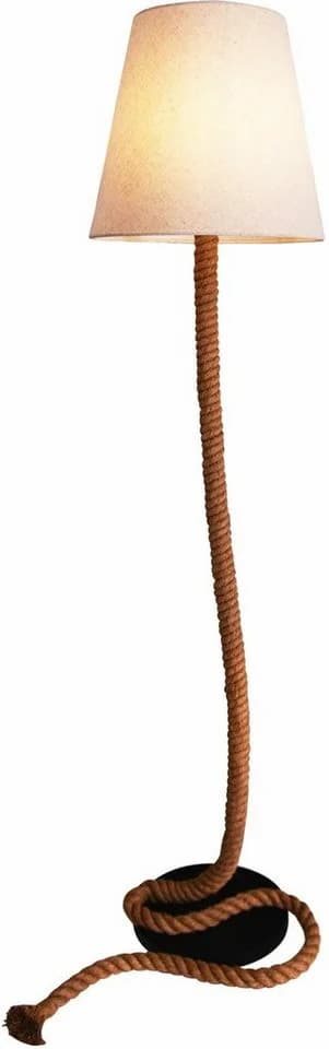 NÄVE Stehlampe Rope Beige Natur Seiloptik Stoffschirm - Bild 2