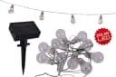 NÄVE LED-Lichterkette Solar Glühbirne Transparent Warmweiß Bild 4