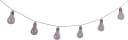 NÄVE LED-Lichterkette Solar Glühbirne Transparent Warmweiß Bild 5