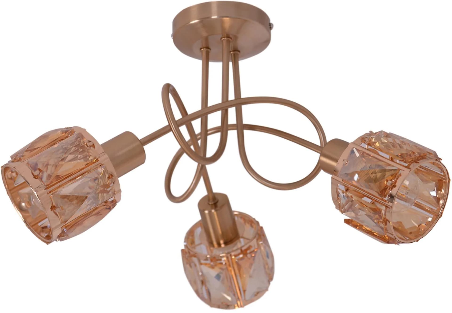 NÄVE LED Deckenleuchte Josefa Gold Dimmbar 3x E14 - Bild 2