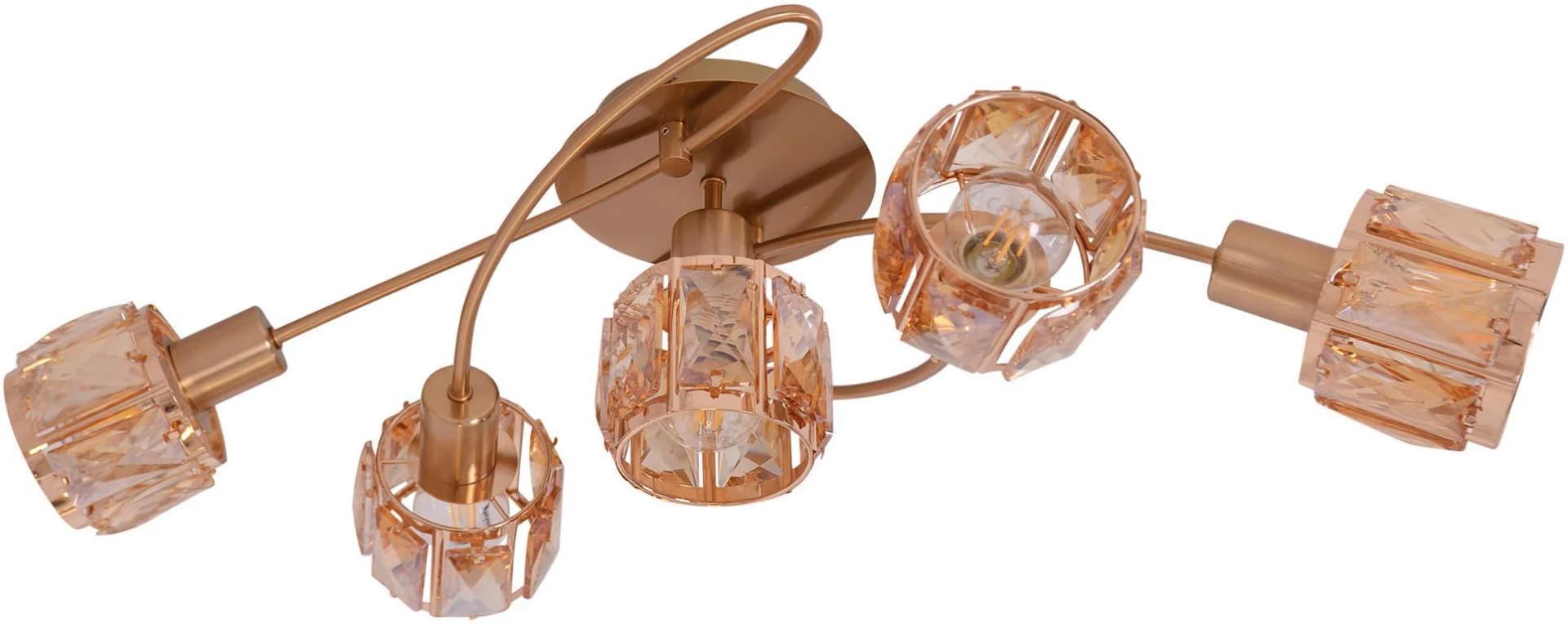 NÄVE LED Deckenleuchte Josefa Altgold 5-flammig - Bild 2