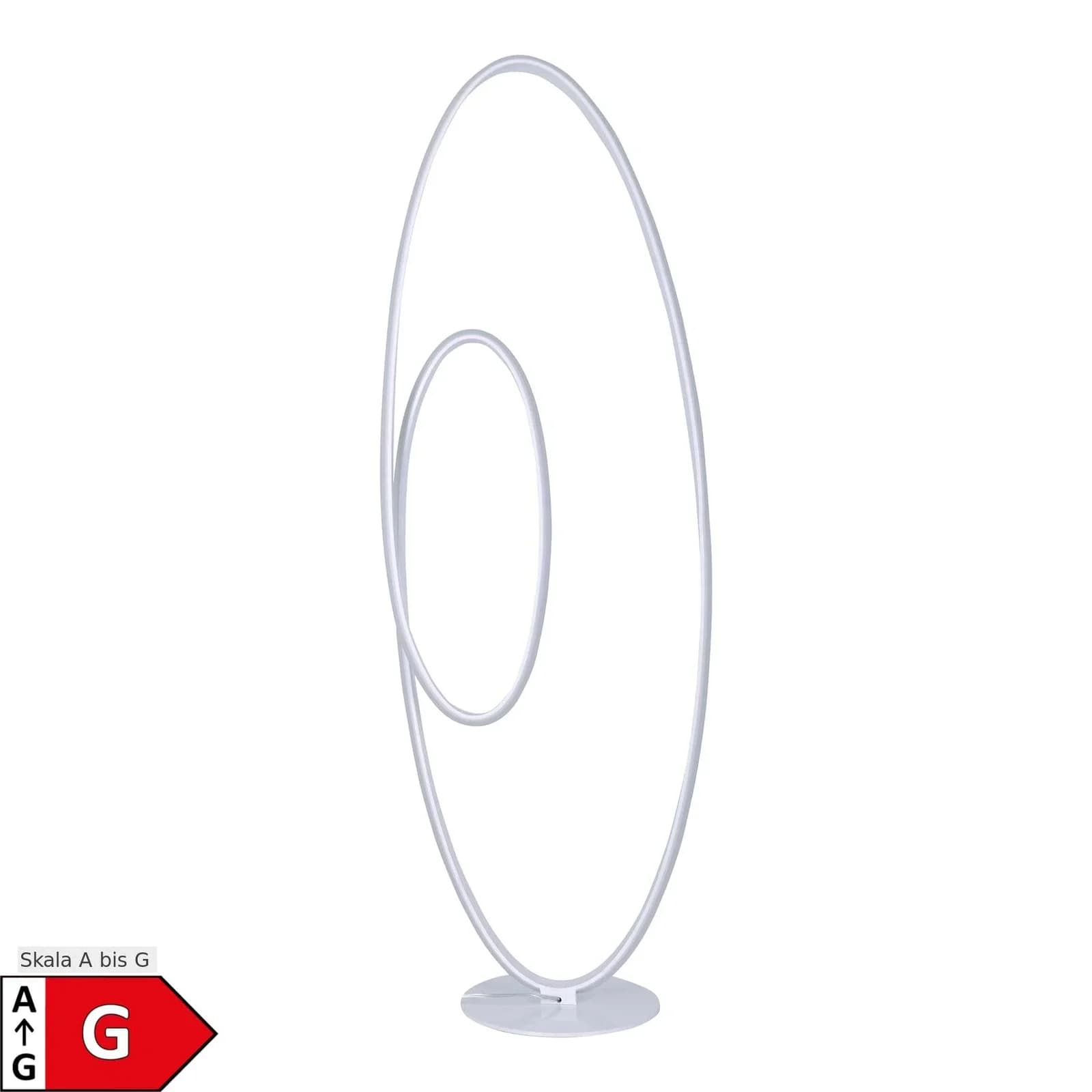 NÄVE LED Stehlampe Odrive Weiß 120 cm Dimmbar