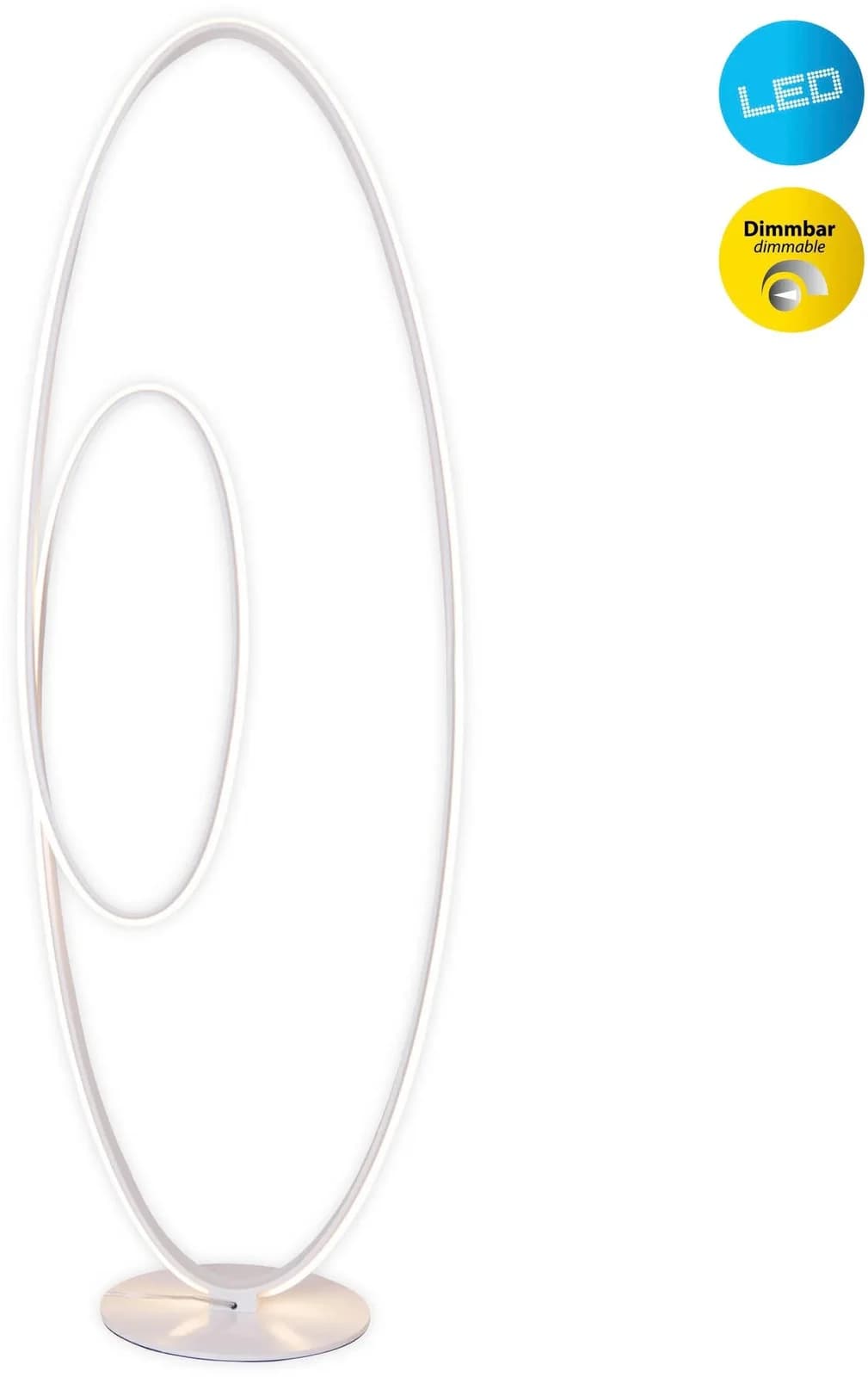 NÄVE LED Stehlampe Odrive Weiß 120 cm Dimmbar - Bild 2