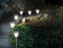NÄVE LED Gartenleuchte Gustav 6er-Set Silber Solar Bild 1