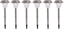 NÄVE LED Gartenleuchte Gustav 6er-Set Silber Solar Bild 3