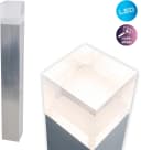 LED Außen-Stehlampe NÄVE Leah grau Edelstahl/Kunststoff IP44 Bild 2
