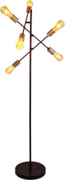 NÄVE Stehlampe Modo Schwarz Gold 6x E27 150 cm Bild 2
