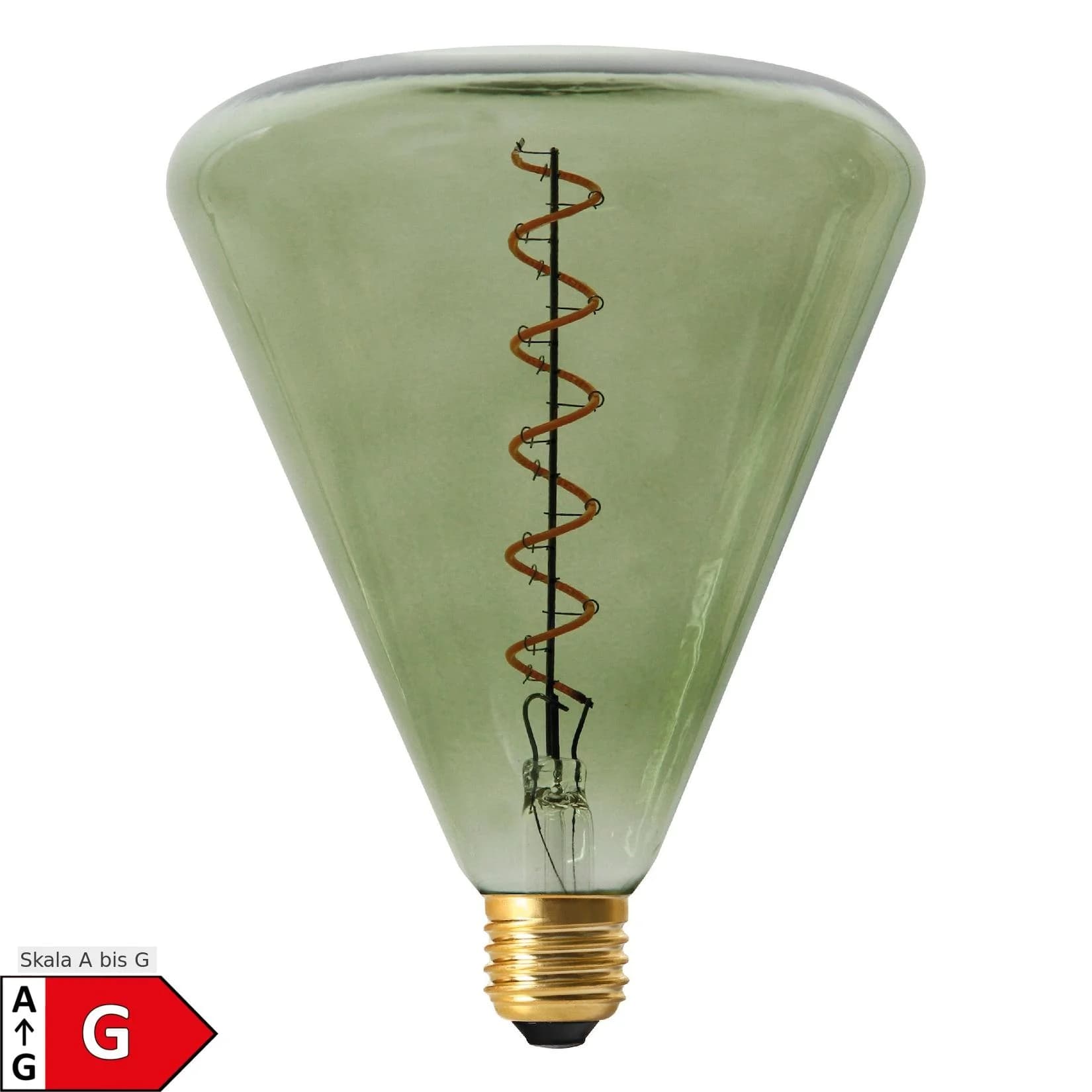 NAEVE LEUCHTEN LED-Lampe Dilly E27 4W 2200K dimmbar Grün