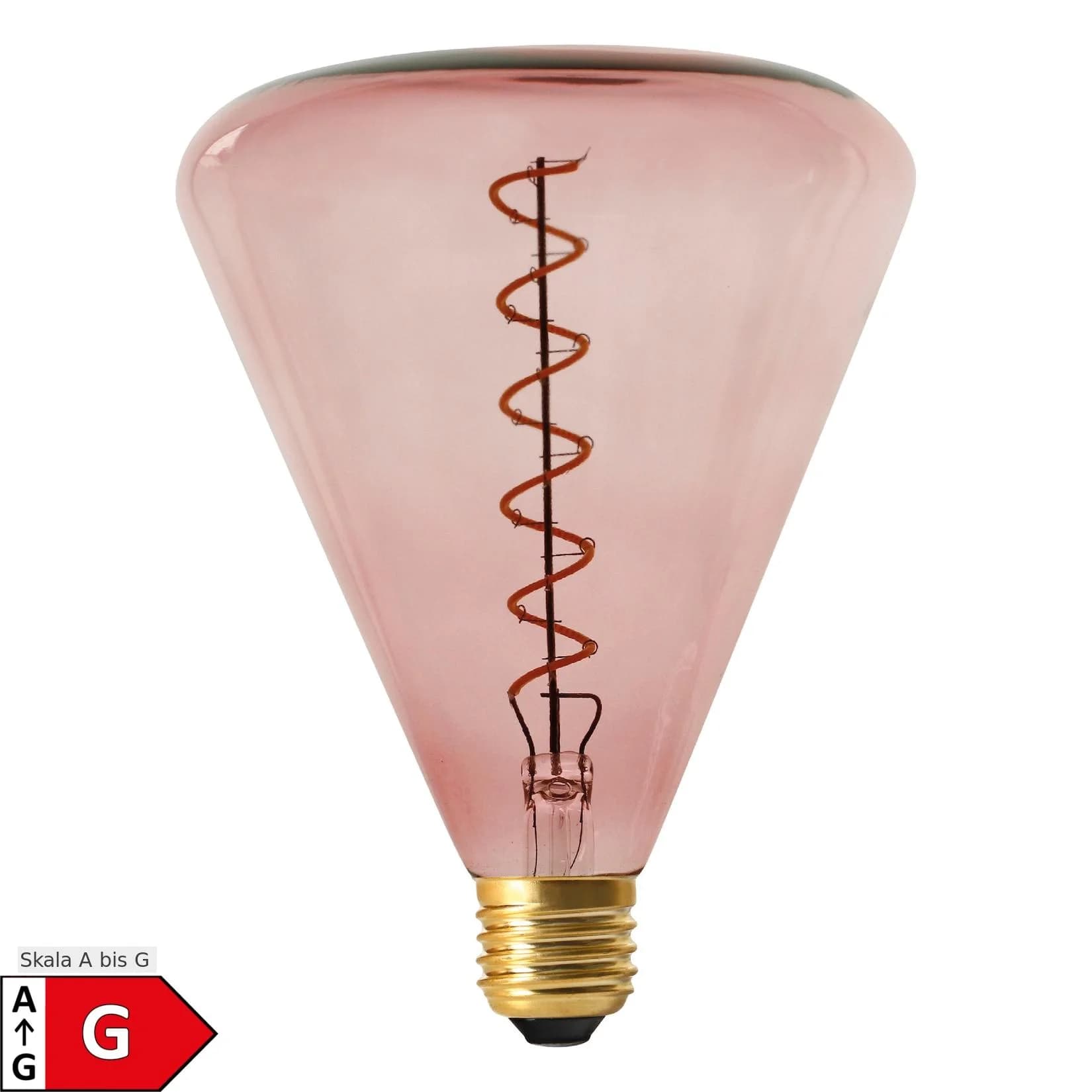 NAEVE LEUCHTEN LED-Lampe Dilly E27 4W 2200K dimmbar, rot