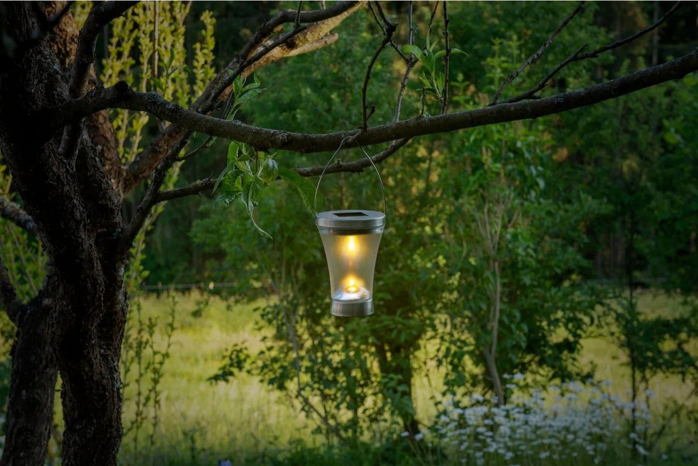 NÄVE LED Solarleuchte Veronica 8er-Set Silber Outdoor - Bild 3