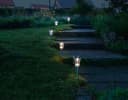 NÄVE LED Solarleuchte Veronica 8er-Set Silber Outdoor Bild 4