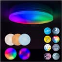 NÄVE LED Deckenleuchte Sligo Dimmbar Kristalleffekt Bunt Bild 2