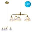 NÄVE LED Pendelleuchte Varna Messing Irisierend Warmweiß Bild 2