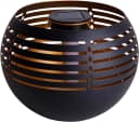 NÄVE Solar-Tischleuchte LED Schwarz/Gold Außenbereich Bild 4