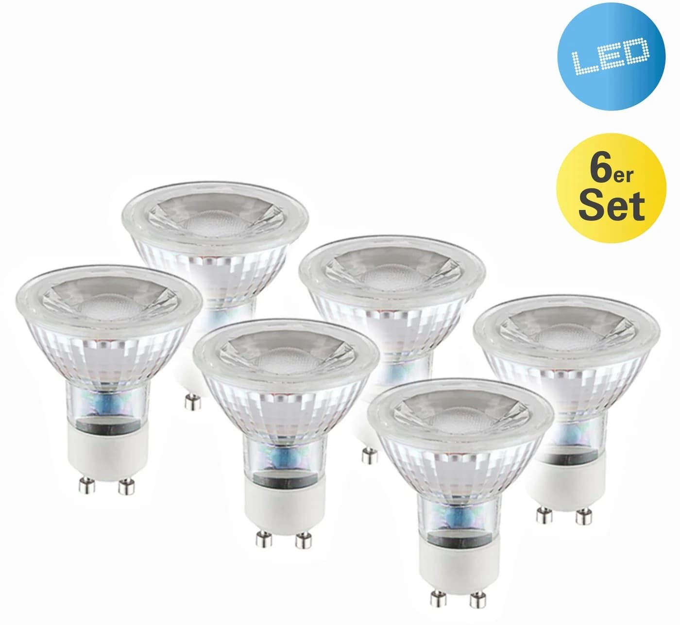 NÄVE LED-Leuchtmittel Marla 6er Set GU10 Warmweiß - Bild 2