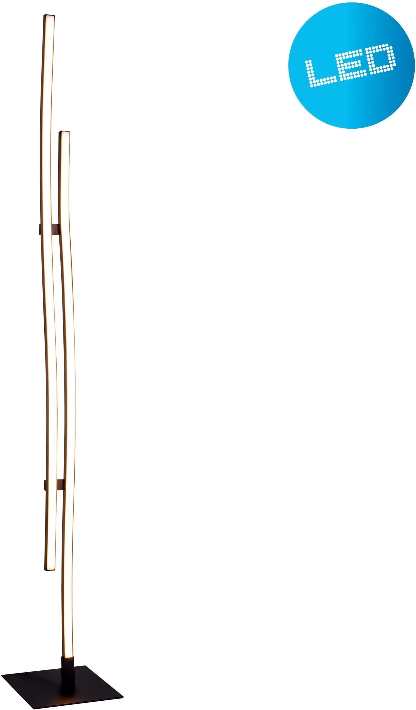 NÄVE Stehlampe Onda Schwarz 2-flammig LED 3000K 790lm 24W - Bild 2