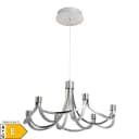 NÄVE LED Pendelleuchte Festos Grau Nickel Matt Dimmbar Bild 1