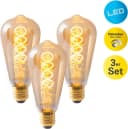 NÄVE LED-Leuchtmittel Dilly 3er-Set Amber Retro Bild 2