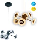 LED Pendelleuchte Modern Schwarz Bild 2