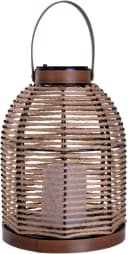 NÄVE LED Solarleuchte Korbinian Beige Natur Outdoor Laterne Bild 3