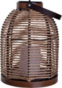 NÄVE LED Solarleuchte Korbinian Beige Natur Outdoor Laterne Bild 4