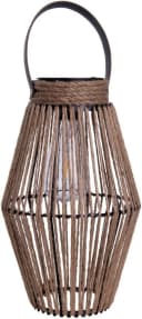 näve LED Solarleuchte Korbinian Warmweiß Jute Metall Bild 3