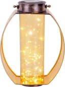 näve LED Solarleuchte Fairylight Warmweiß Gold Kunststoff Bild 4