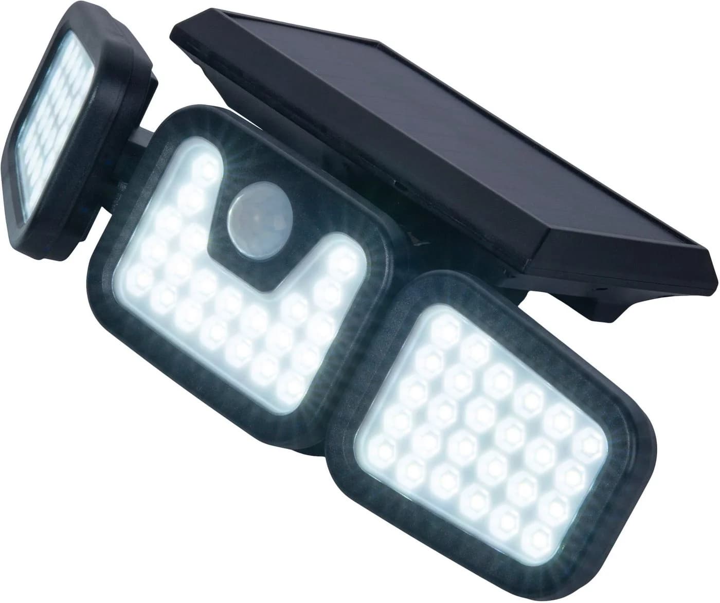 näve LED Solarleuchte Pacita Schwarz Wandleuchte mit Bewegungsmelder - Bild 4
