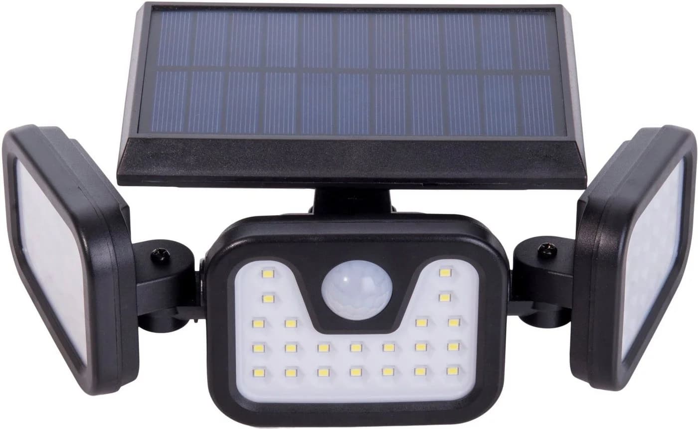 näve LED Solarleuchte Pacita Schwarz Wandleuchte mit Bewegungsmelder - Bild 5