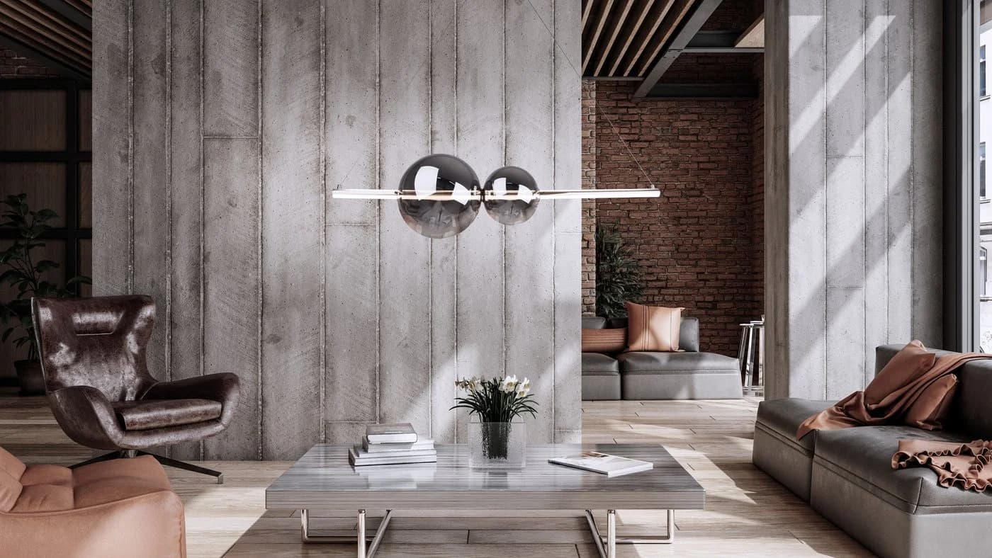 NÄVE LED Pendelleuchte NOVA Chrom/Smoky 150 cm Dimmbar - Bild 2