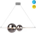 NÄVE LED Pendelleuchte NOVA Chrom/Smoky 150 cm Dimmbar Bild 3