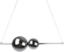 NÄVE LED Pendelleuchte NOVA Chrom/Smoky 150 cm Dimmbar Bild 4
