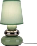 NÄVE Tischleuchte Stoney Mint Chrom Keramikfuß Textilschirm Bild 5