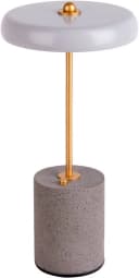 NÄVE Tischleuchte SETA Grau Metall Beton Touchsensor Dimmbar Bild 4