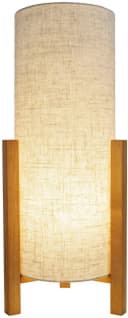 NÄVE Tischleuchte Matida Beige Natur Holz Textilschirm Skandi Style Bild 3