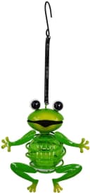NÄVE 2er Set Solar-Deko-Hängeleuchte Frosch Grün Bild 3