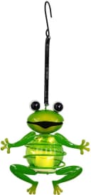 NÄVE 2er Set Solar-Deko-Hängeleuchte Frosch Grün Bild 4