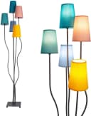NÄVE Stehlampe Colora Bunt 5-flg. E14 Textilschirme Bild 1