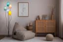 NÄVE Stehlampe Colora Bunt 5-flg. E14 Textilschirme Bild 2