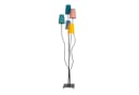 NÄVE Stehlampe Colora Bunt 5-flg. E14 Textilschirme Bild 3