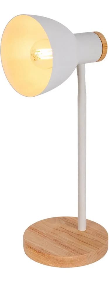 NÄVE Schreibtischlampe Marie Weiß Holz Metall 36,5 cm - Bild 3