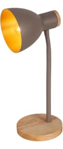 näve Schreibtischlampe Marie Holz Metall Flexibel E14 Bild 5