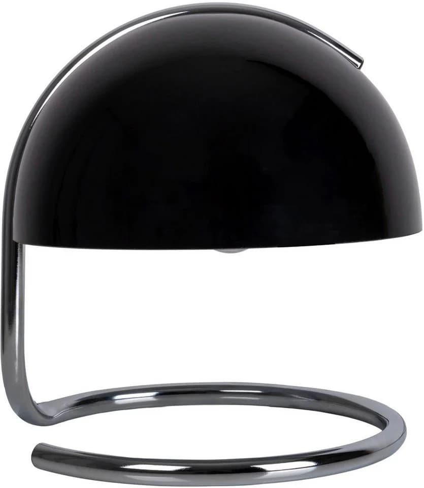 NÄVE Tischleuchte Burano Schwarz Retro Glas Metall - Bild 2