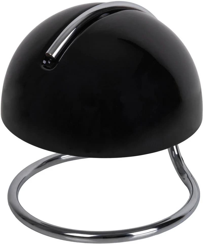 NÄVE Tischleuchte Burano Schwarz Retro Glas Metall - Bild 4