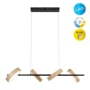 NÄVE LED Pendelleuchte Tessa Beige Retro Dimmbar CCT Bild 2