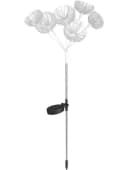 LIGHT&MORE LED Solarleuchte Blumen Schwarz Bild 2