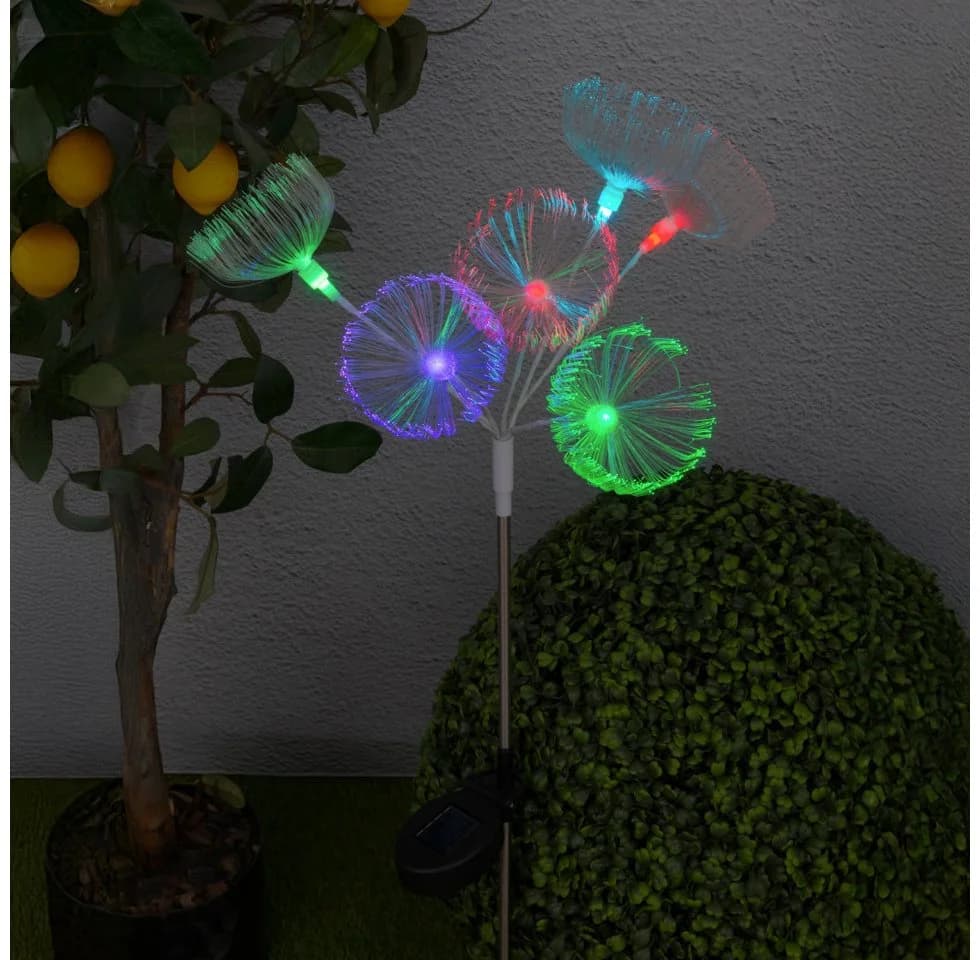 LIGHT&MORE LED Solarleuchte Blumen Schwarz - Bild 4