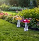 NÄVE Solarleuchte Mantar 2er Set Bunt LED Gartenleuchte Bild 1