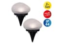 näve LED Solarleuchte Guri Warmweiß 2er Set Bild 2