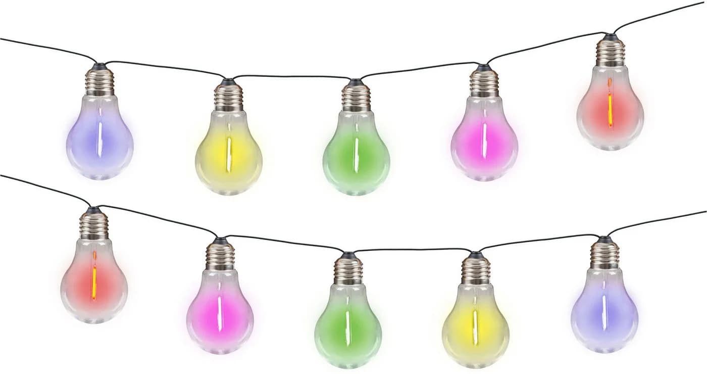 NÄVE LED-Lichterkette Linda Solar RGB Bunt - Bild 3